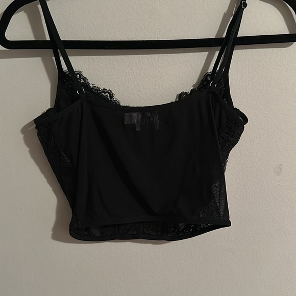 Black Princess Polly Corset Top - size S/M - Picture 2 of 2